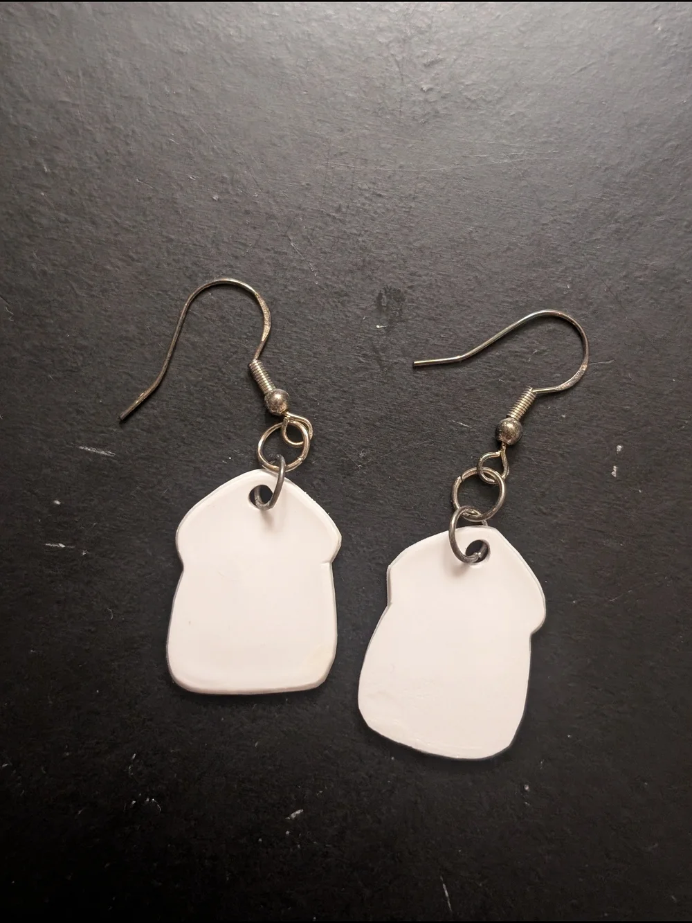 Pink Mushroom Kids Dangle Earrings - Cute Mushroom Charm Earrings